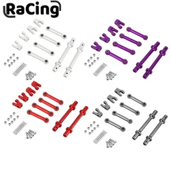 Aluminum Alloy Front and Rear Anti-Tilt Rod Bar Set For 1/18 RC Losi Mini LMT Monster Truck Car Metal Upgrade Parts
