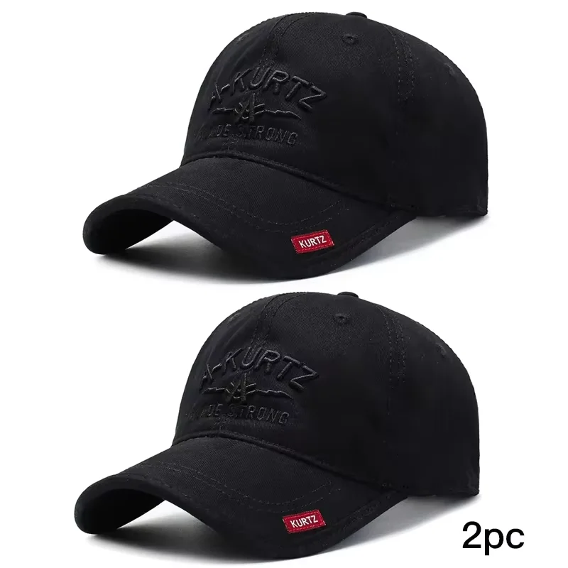 Wiosenna nowa czapka z daszkiem męska wersja koreańska modna czapka haft na zewnątrz kapelusz przeciwsłoneczny damska czapka z filtrem przeciwsłonecznym czerwona etykieta mała A
