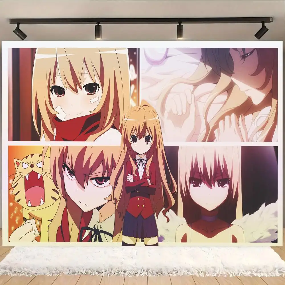 1 قطعة أنيمي T-Toradora الديكور خلفية نسيج التصوير خلفية معدات الاستوديو اكسسوارات الديكور المنزل