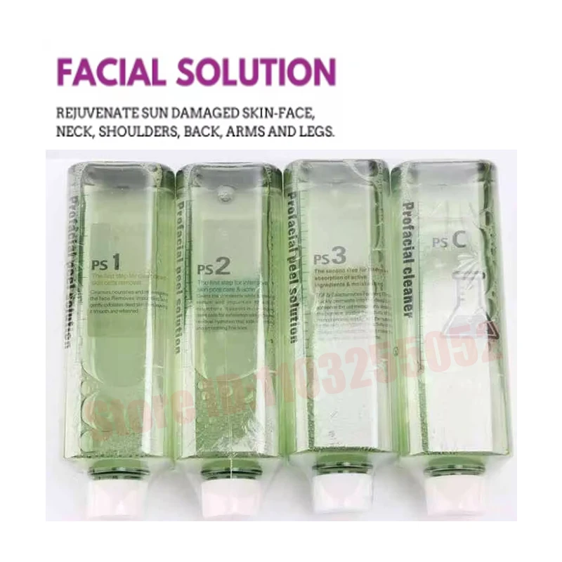 

4 In 1 Face Serum Peeling Solution For Dermabrasion Machine Beauty Deep Cleaning Skin Care Essence Product Facial Hydra Liquid