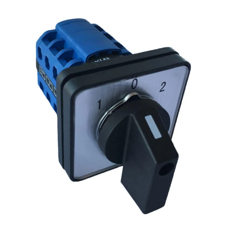 Universal transfer switch with multiple power cuts, rotating on/off knob, motor with forward and reverse rotation of 20A