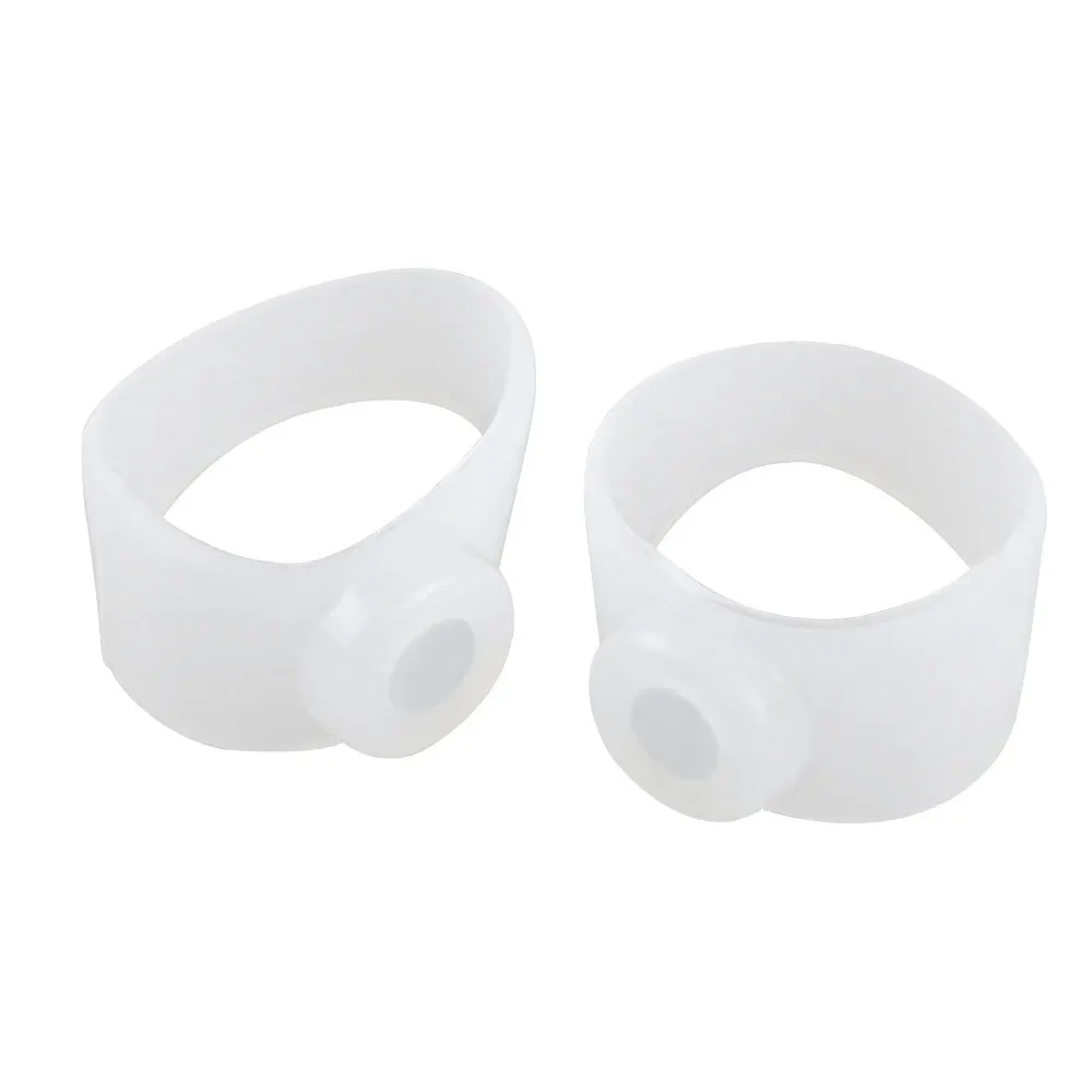 1/2/5Pairs Slimming Lose Weight Toe Separator Rings Silicone Magnetic Massage Foot Toe Care Tool Rings Foot Care Tool