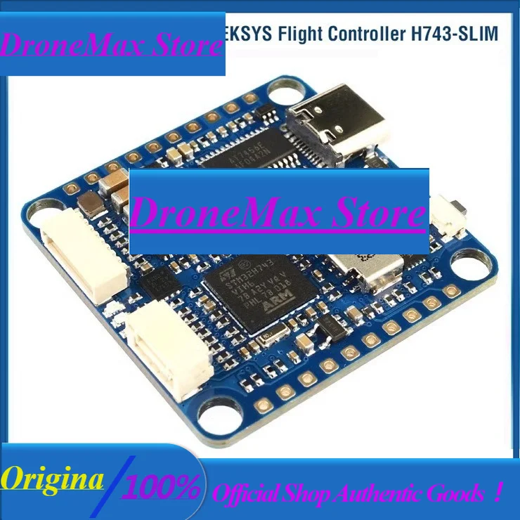 BoMasFor Matek H743-SLIM V3 F7 Flight Controller Built-in Current-Free Sensor Barrow Black Box OSD 2-8S