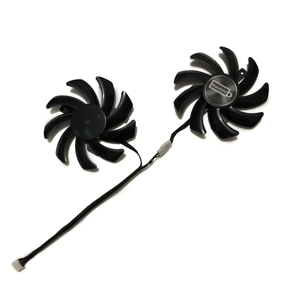 2Pcs/Set FDC10H12S9-C,85mm Diameter,GPU Cooler,Graphics Card Fan,For Sapphire R7 350 R9 370/370X,Video Card Cooling
