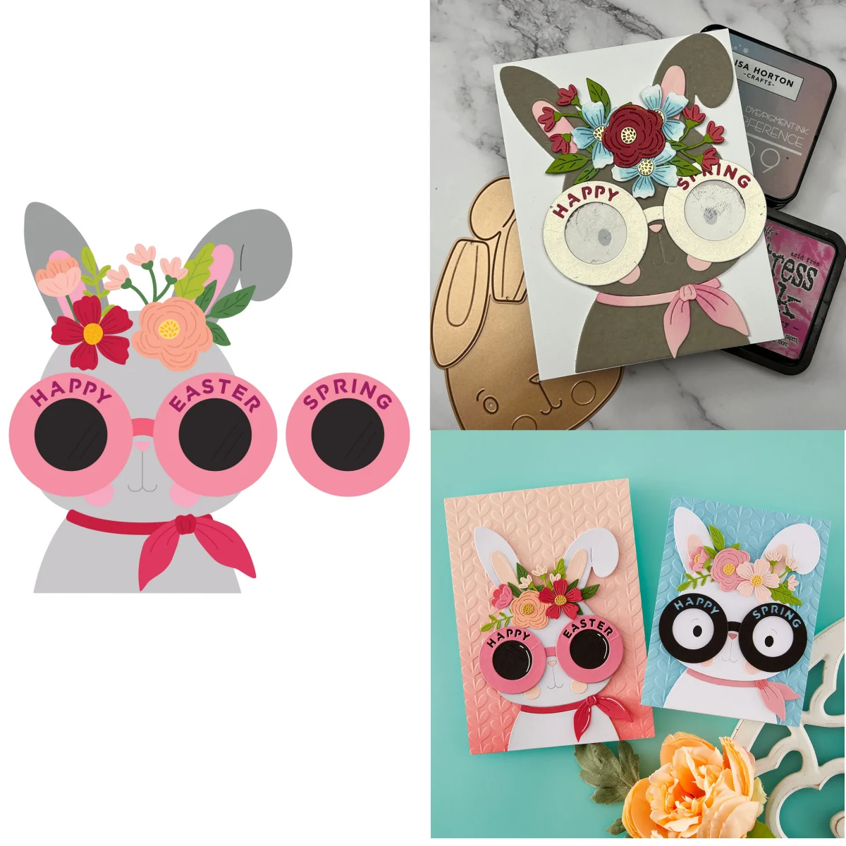 

Botanical Bunny Spring Haul Tree Leaves Metal Cutting Dies Clear Stamps Stencil Hot Foil for DIY Scrapbook February 2026 New