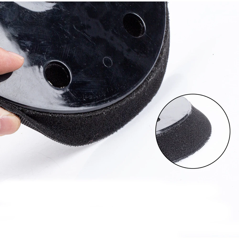 Orbital Drywall Sander Backing Pad 9 Inch 6 Hole Design For Sanding Disc Replacement Tool System Black Color Part