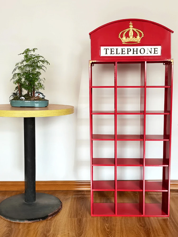 Telephone Booth Decoration Shelf Iron Handmade Wedding Photography Props