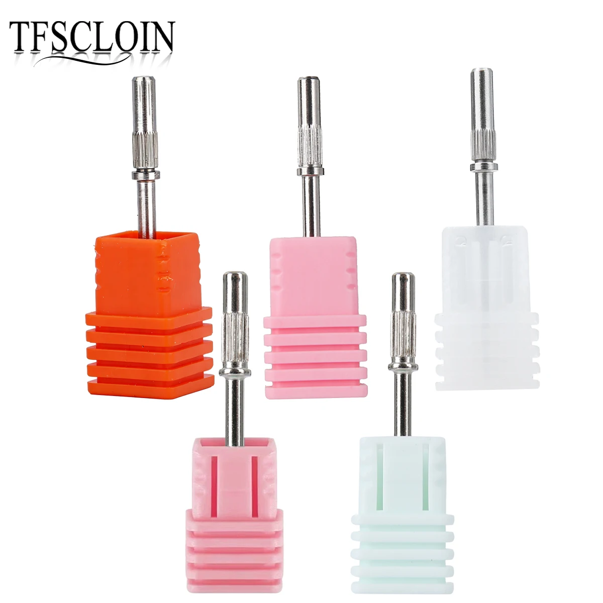 1Pc 3.1MM Mini Mandrel Nail Drill Bit 3/32 Shank, For Electric Nail Drill File & Small Sanding Bands, Manicure Pedicure Tool