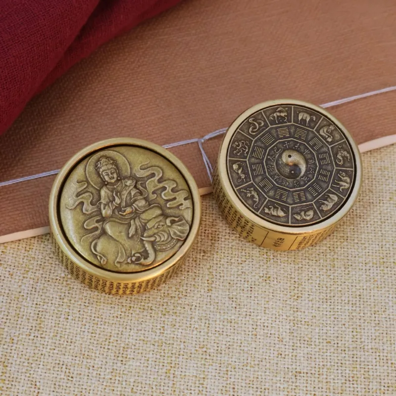 Spinner à main en cuivre EDC, pointe supérieure, Gyroscope en métal, jouet anti-Stress, jouets anti-Stress, leurre anti-Stress