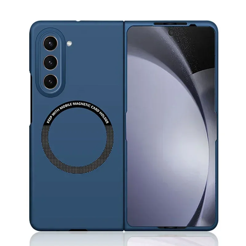 Ultra Thin Skin Feel Wireless Charging Case for Samsung Galaxy Z Fold 7 Fold6 5 4 Magsafe Magnetic Case for Fold5 Fold7 Cover