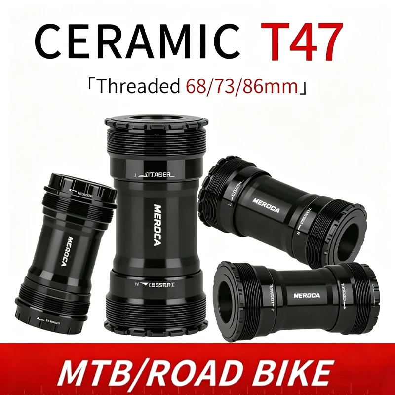 

Керамический кареточный подшипник T47 24 мм BSA с резьбой, герметичный, 68 мм, 73 мм, 86,5 мм для шоссейных и горных велосипедов