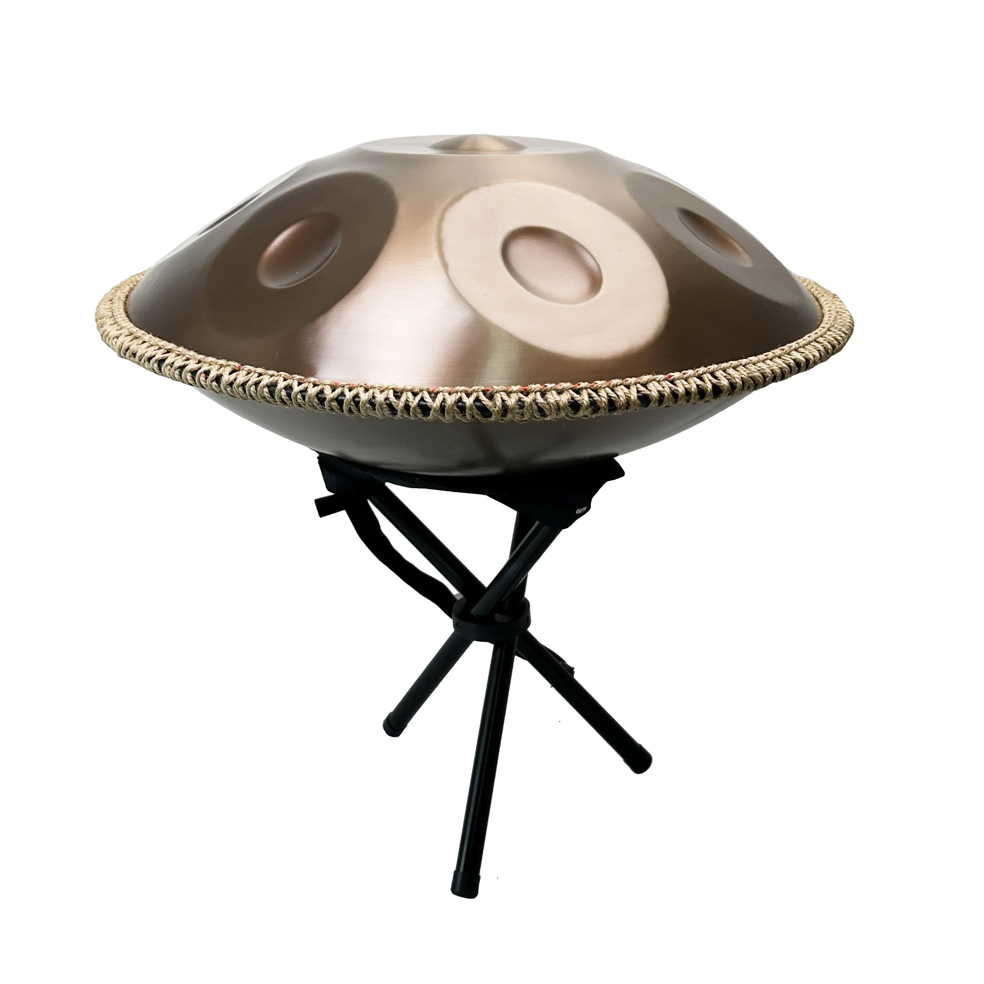 Handpan เครื่องดนตรีของเล่นเด็กโน้ตพร้อมถุง, 22นิ้ว440Hz 9/10/12/14