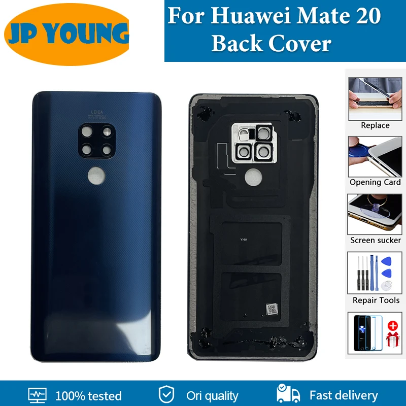 

Original Battery Cover For Huawei Mate 20 Mate20 Back Cover HMA-L09 L29 Back Glass Housing Door Rear Case Replacement Parts