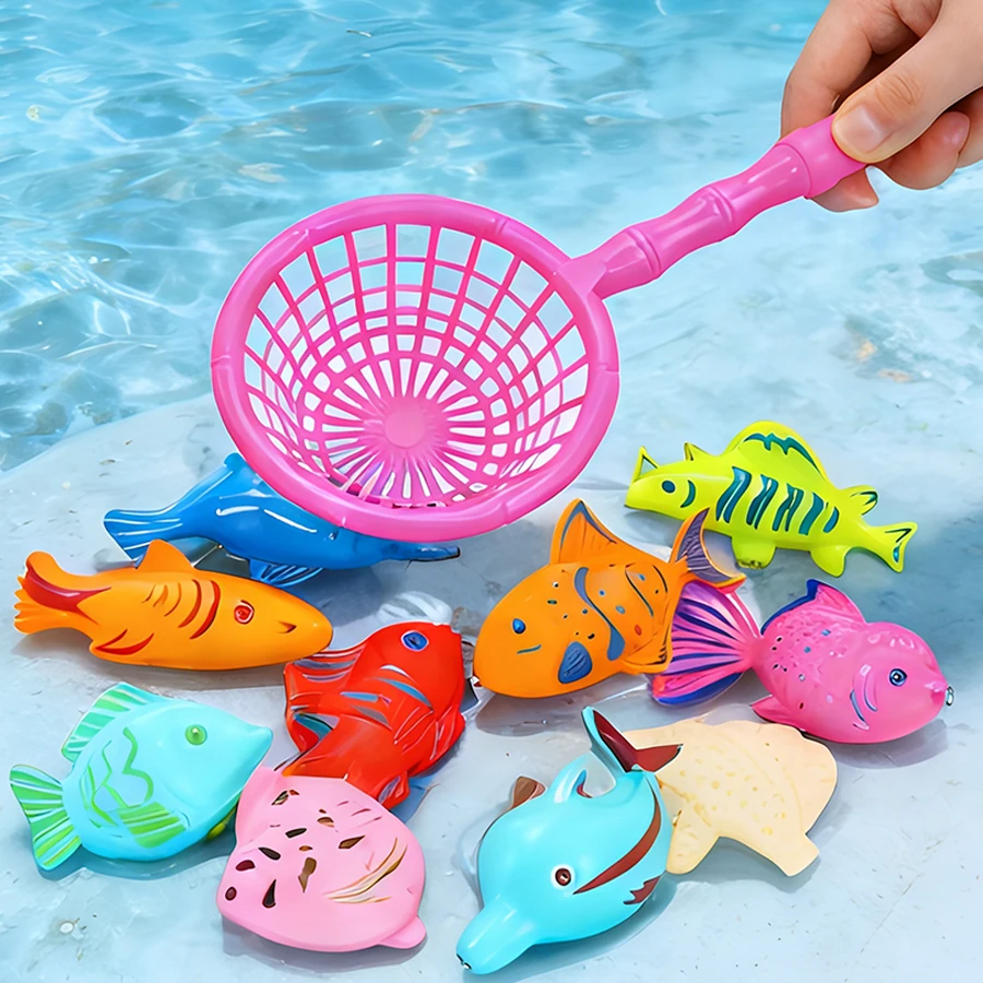 Aquarium Fish Game - 8 Peças de Peixes Plásticos Mini
