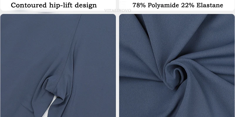 VITALINOVO Damen-Overall mit langen Ärmeln, Flare-Workout-Overall, Reißverschluss, Strampler, Hose, weites Bein, Ganzkörper-Body, figurbetont, einteilig – Detail 23
