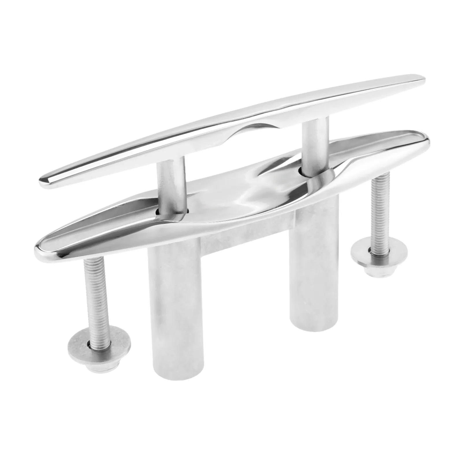 1Pc Boat Pull Up Deck Cleat 150/200 mm 316 Stainless Steel Retractable Heavy Duty Flush Mount Boat Cleat Silver Boat Accessories