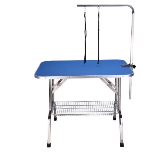 Adjustable Height Duty Portable Pet Grooming Table For Large Dogs Use Veterinary Grooming Table