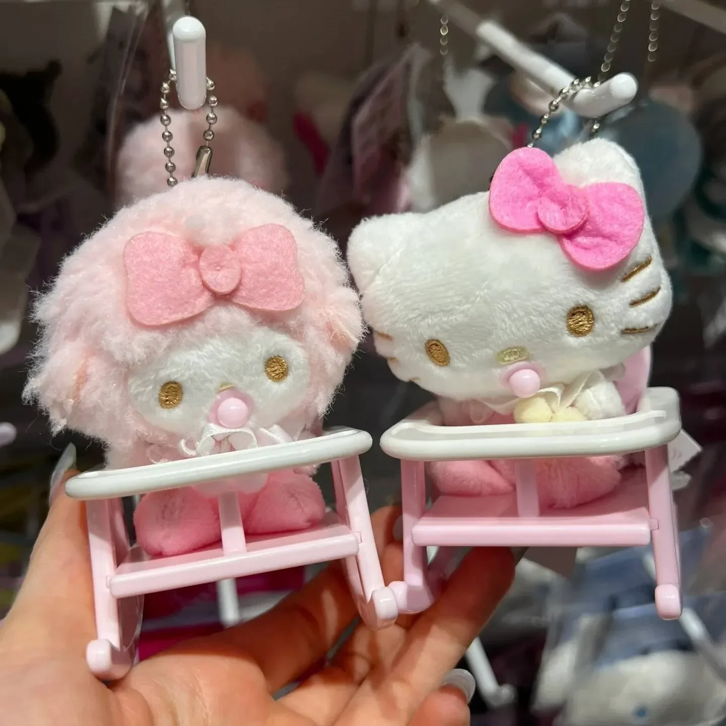 

Плюшевая кукла Hellokitty, оригинальный Sanrios, детское кресло-качалка, игрушка-пустышка плюшевая игрушка