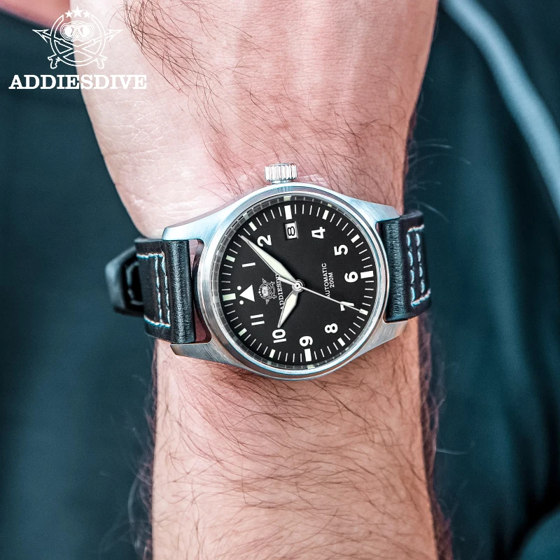 

ADDIESDIVE Men Watch NH35A Sapphire Glass 200m Waterproof MY-H2 Super Luminous Wristwatch Machinery Automatic Men’s Watches