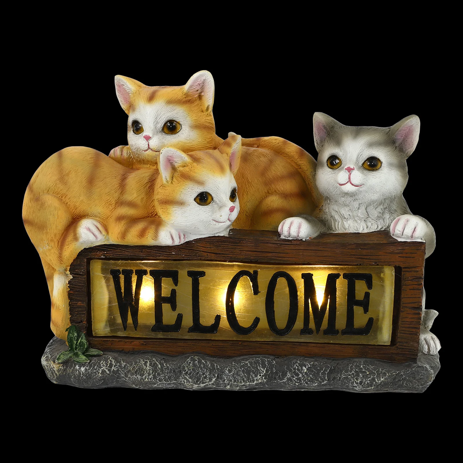 

1Pcs Solar -Shaped Garden Ornament Creative Resin Decoration Lovely Glowing Outdoor Park Decor Small Gift for Yard