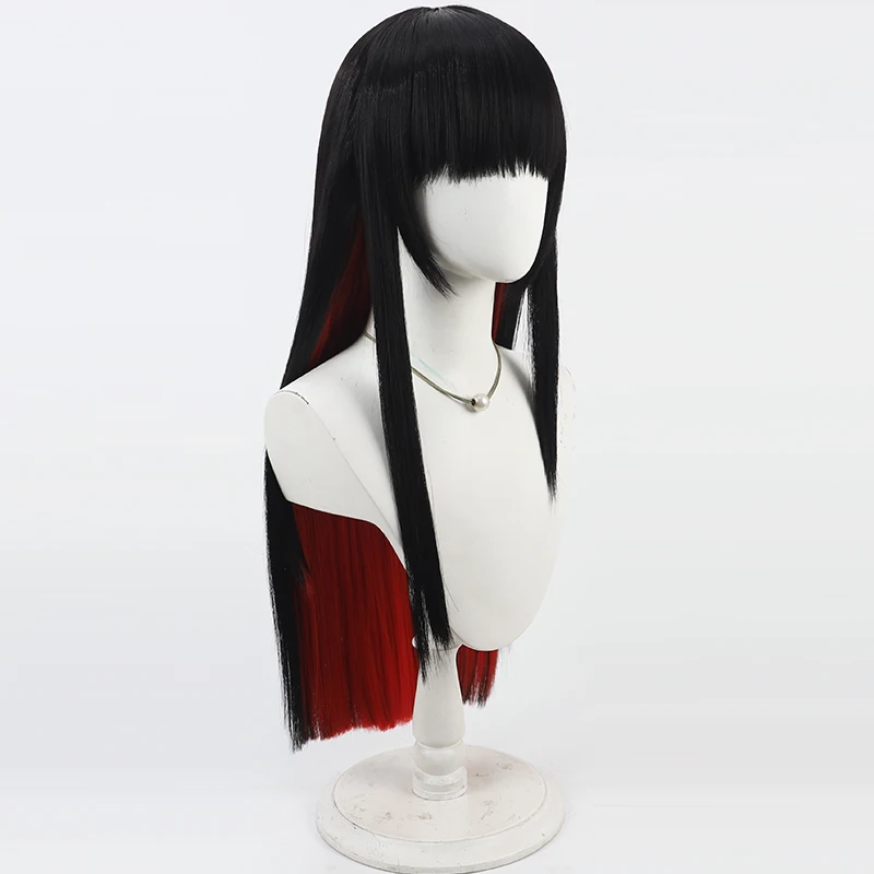 أنيمي الساحرة محاكمة للفتاة السحرية Nikaido Hiro Cos شعر مستعار تأثيري هالوين كرنفال الدعائم الطرف الشعر الاصطناعية + غطاء شعر مستعار