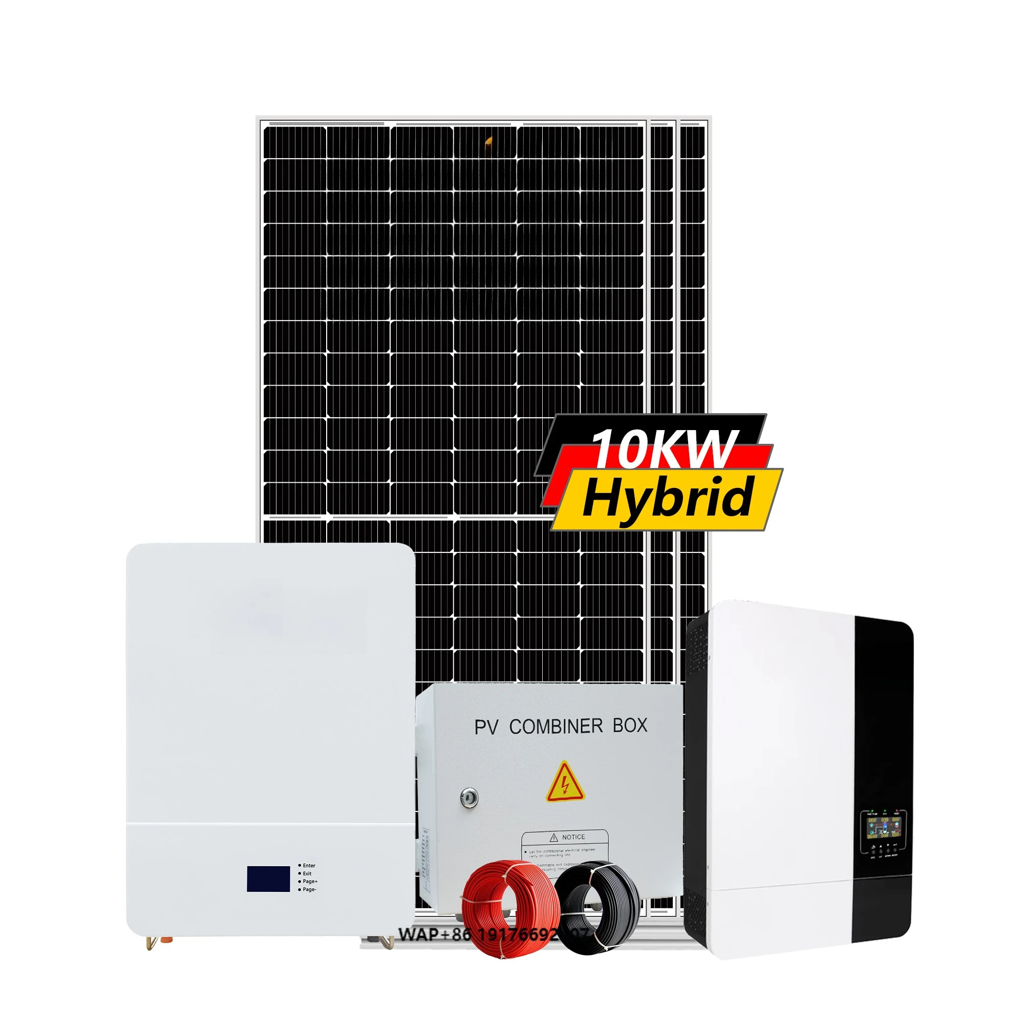 Rosen Panel Solar 10KW 20KW 30KW Off Grid Hybrid Complete Sets Solar Roof Mounting System
