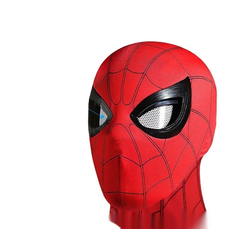 

Halloween Spider Man headgear cosplay Mask Movie peripheral movable eyes manual electric blink mask helmet Black Friday costumes