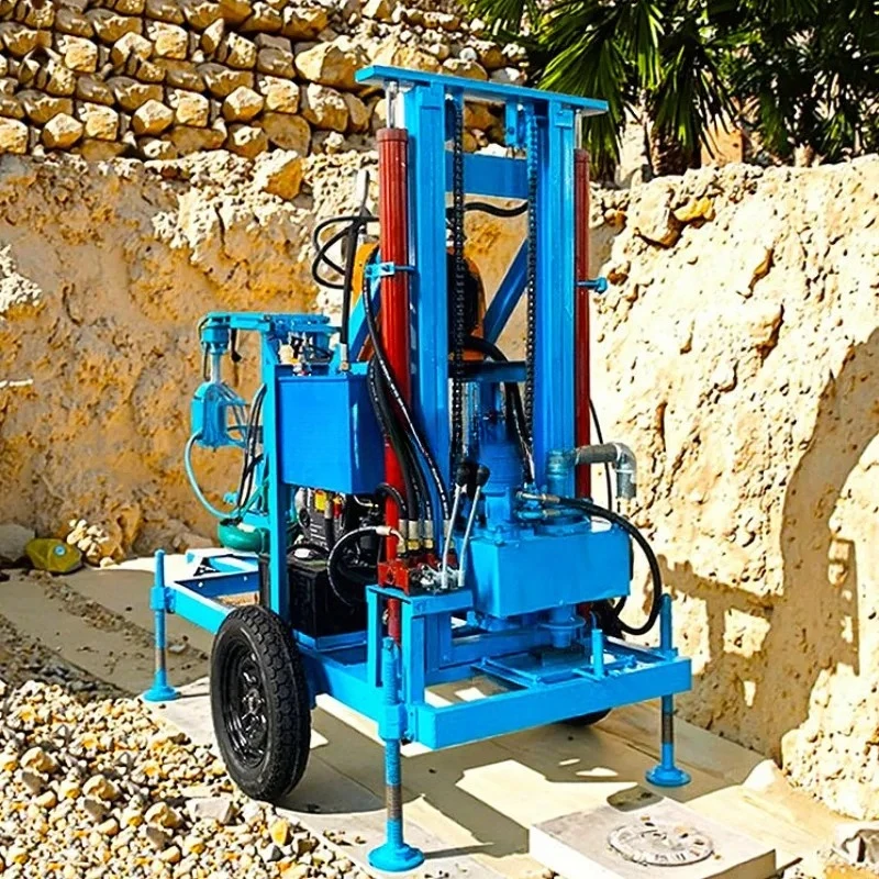 Rotary Water Well Drilling Rig Machine Widely Using Mine Drill Rig Water Pneumatic Dual-purpose Drilling Rig Machine for US