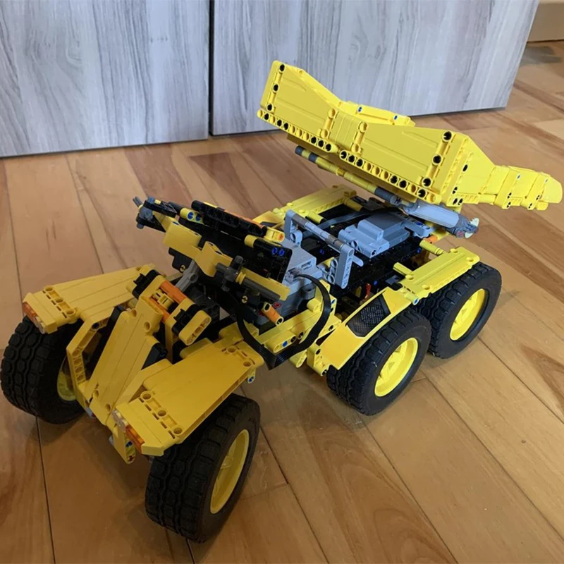 

750 шт. MOC 6-колесный вездеход внедорожник модульная DIY образовательная сборная модель строительные блоки игрушки на день рождения подарок