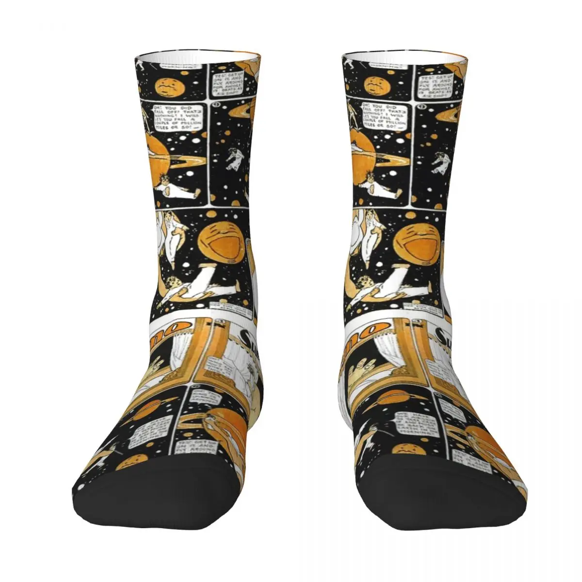 

Little Nemo In Slumberland Full Page Comic (Mercury And Saturn) Socks Harajuku Stockings All Season Long Socks for Unisex Gifts