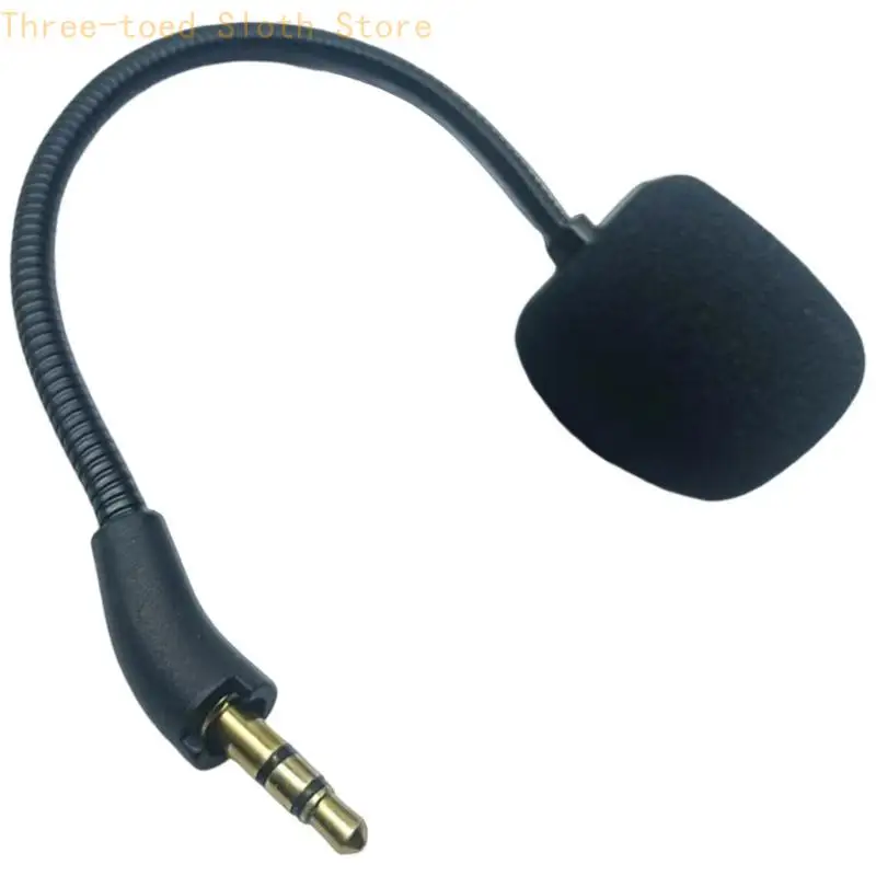 MIC INTABEABLE con esponja para reducción ruido función auriculares juegos K820NC y transmisión voz E74A