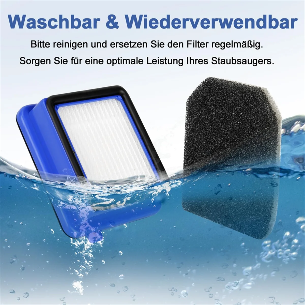 فلتر بديل علوي للمكنسة اللاسلكية AEG ASKW1، QX6، QX7، QX8-2