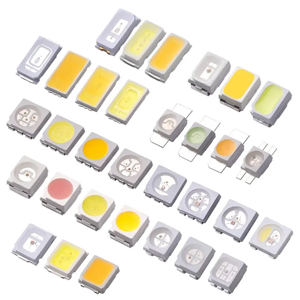 1000pcs 0402 0603 0805 1206 3528 5050 5730 3020 3014 4014 SMD LED Red Yellow Green White Blue Orange Light Emitting Diode