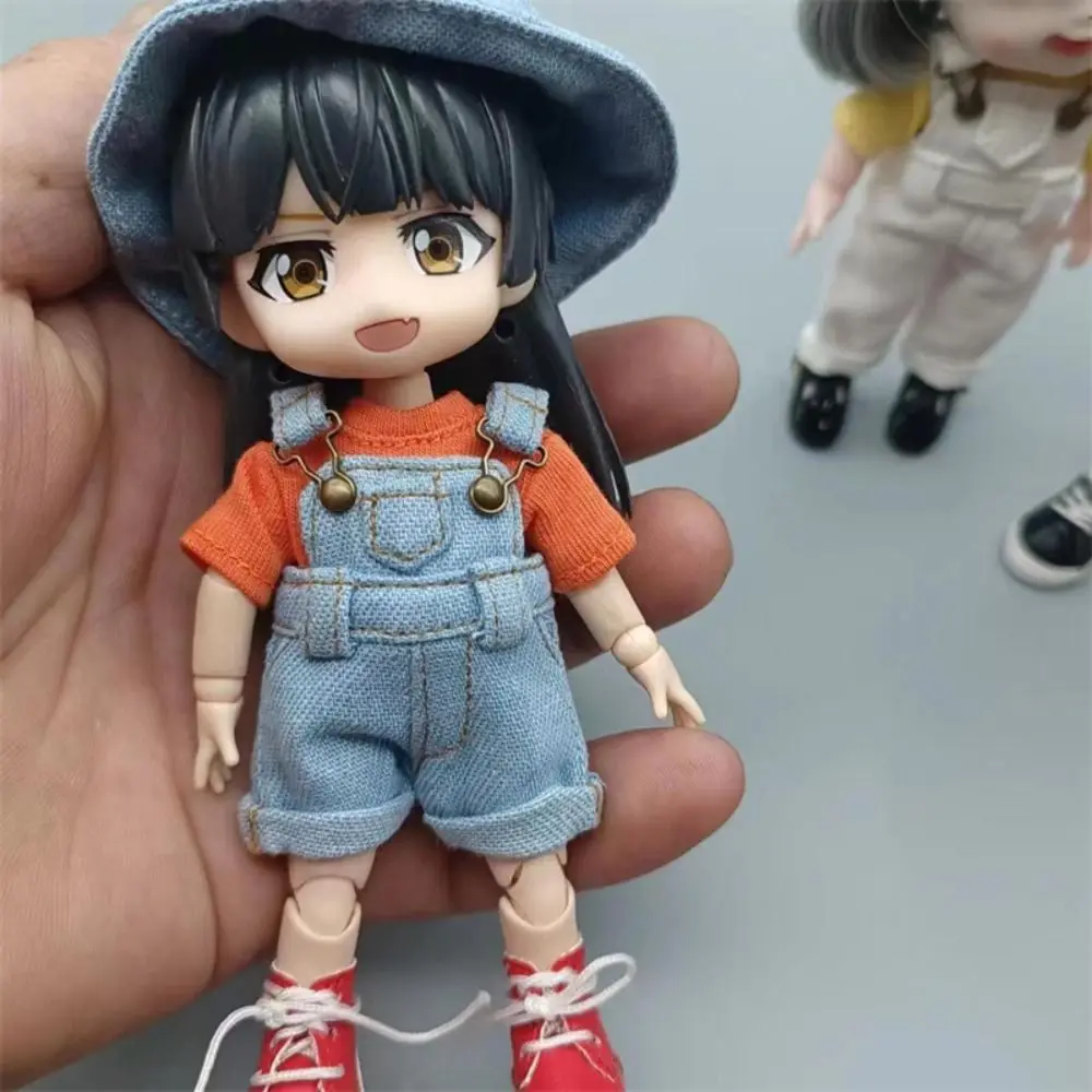 액세서리 캐주얼 의류 OB11 데님 바지 놀이 집 소꿉놀이 의상 작업복 의상 바지 청바지 바지 소녀용