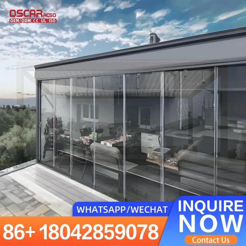 Gazebo de aluminio impermeable 3x3 3x4 para exteriores, techo de Metal de lujo personalizado para jardín, Patio, patio trasero, pérgola de Picnic