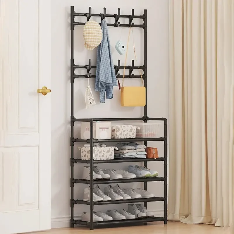 Space-saving Shoe Rack Entrance Hall Furniture Metal Organizers Shoes Shoemakers Living Room Cabinet Shoe-shelf Shoerack Home