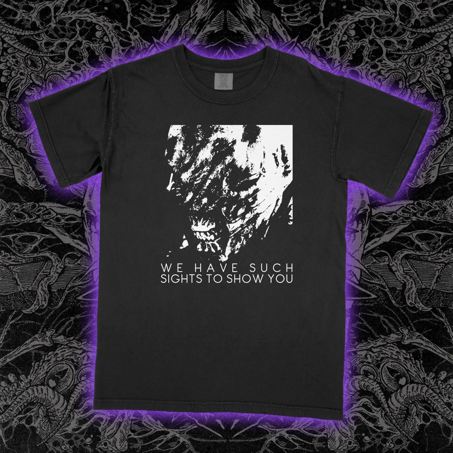 Hellraiser Chatterer T-Shirt Horror Movie Graphic Tee Cult Classic Cenobite