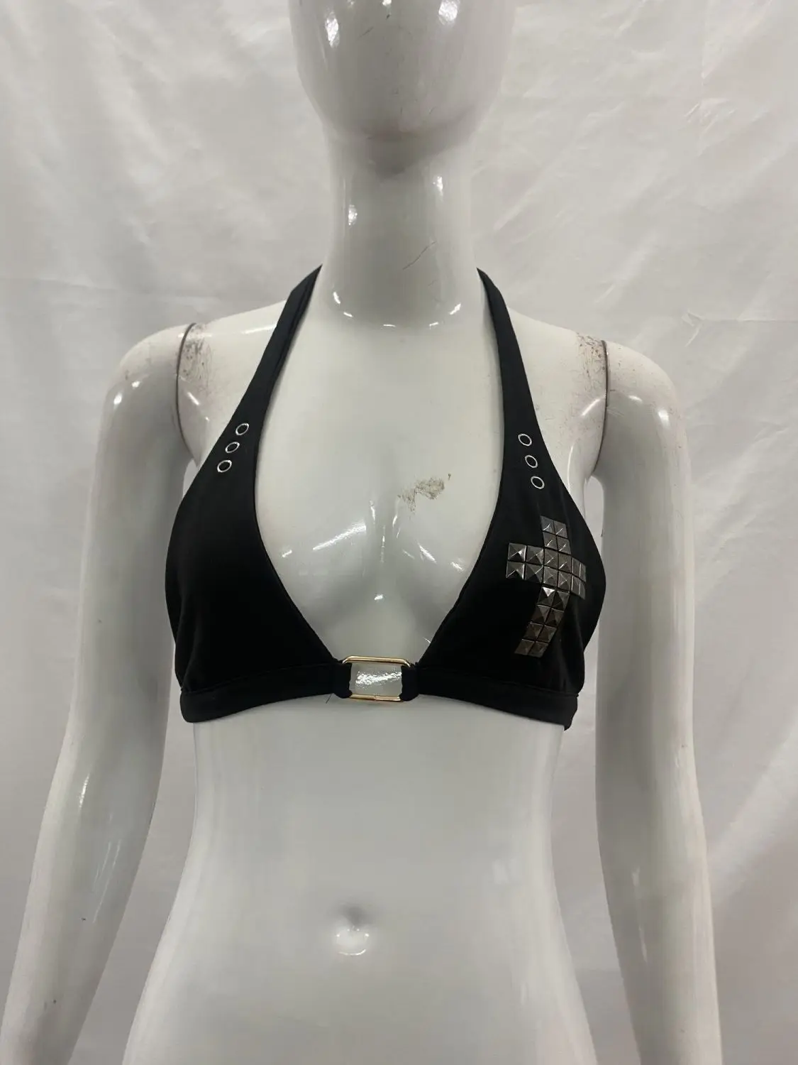

2026 Summer Sexy Hot Girl Fashion Versatile Cross Hot Diamond Hanging Neck Bareback Beach Bikini Vacation