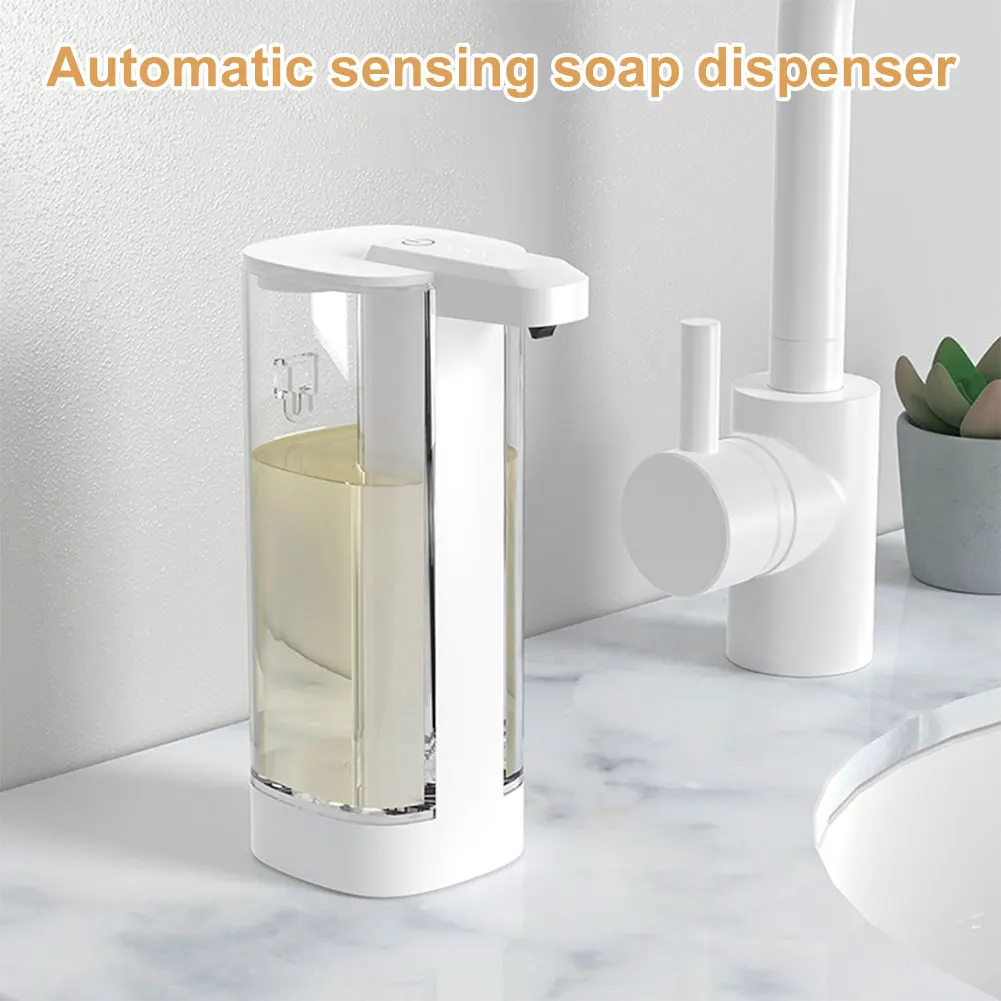 

Household Touchless Infrared Sensing Foam Soap Dispenser 400ml Automatic Sensing Foam Hand Sanitizer Sterilizer for Bathroom