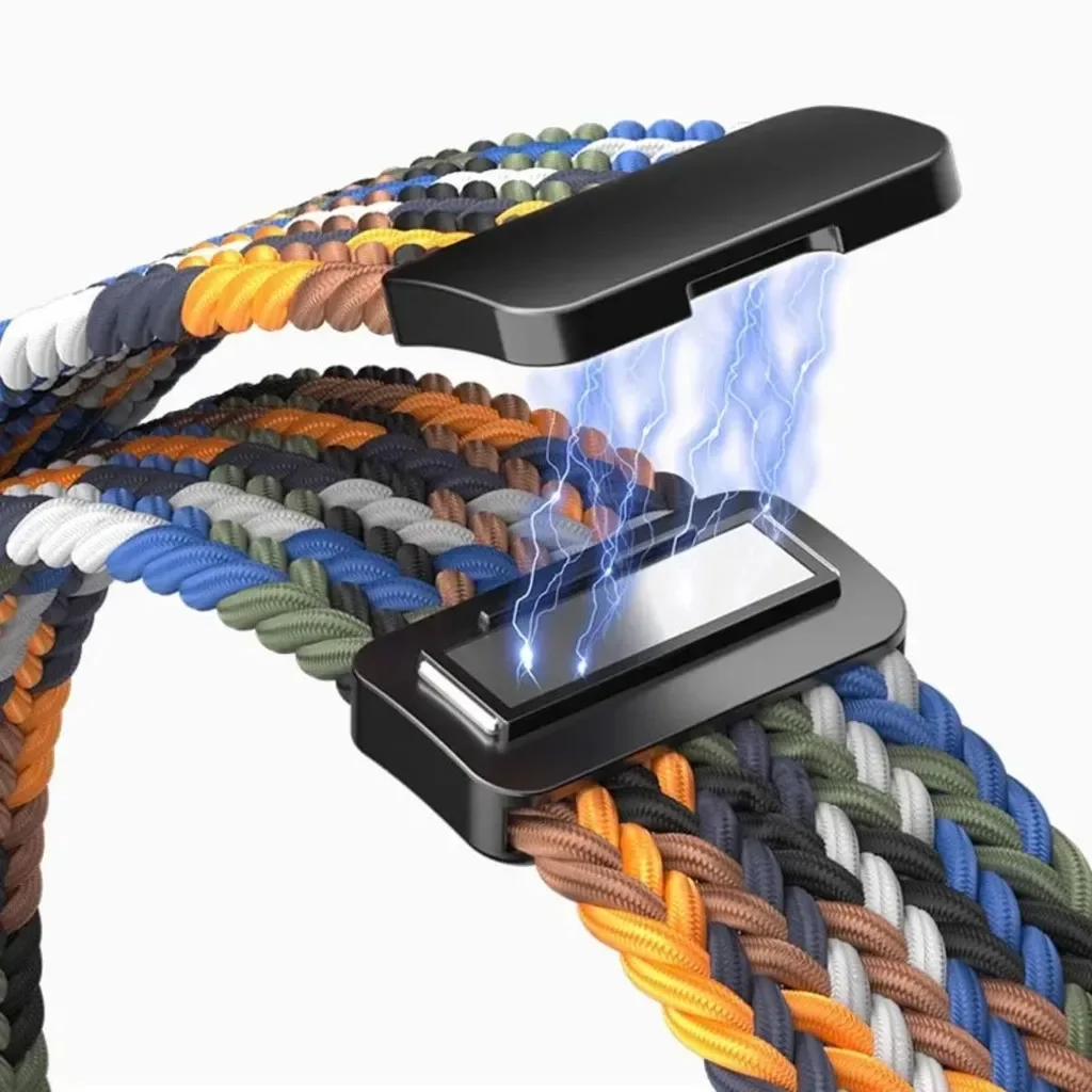 Nylon Magnetic Strap for Huawei Watch Fit 4/3 Braided Breathable for Huawei Watch Fit 4 Pro Sport Bracelet Watchband Accessories
