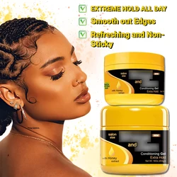 Braiders Extra Hold Shining and Conditioning Hair Gel Styling Gel Great for Braiding Twisting Smooth Edges