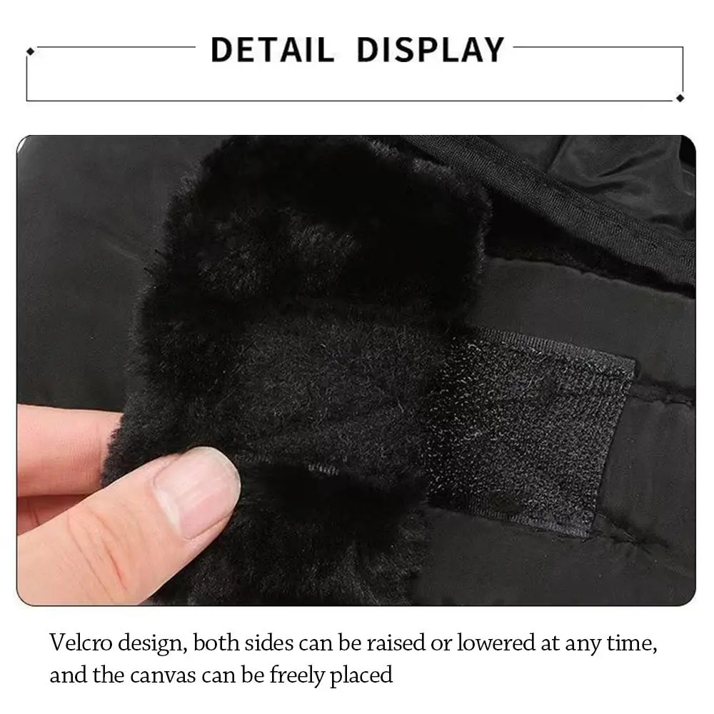 Outdoors Thick Bomber Hat Warm Winter Hat Bonnet Windproof Earflap Pilot Caps for Men Women