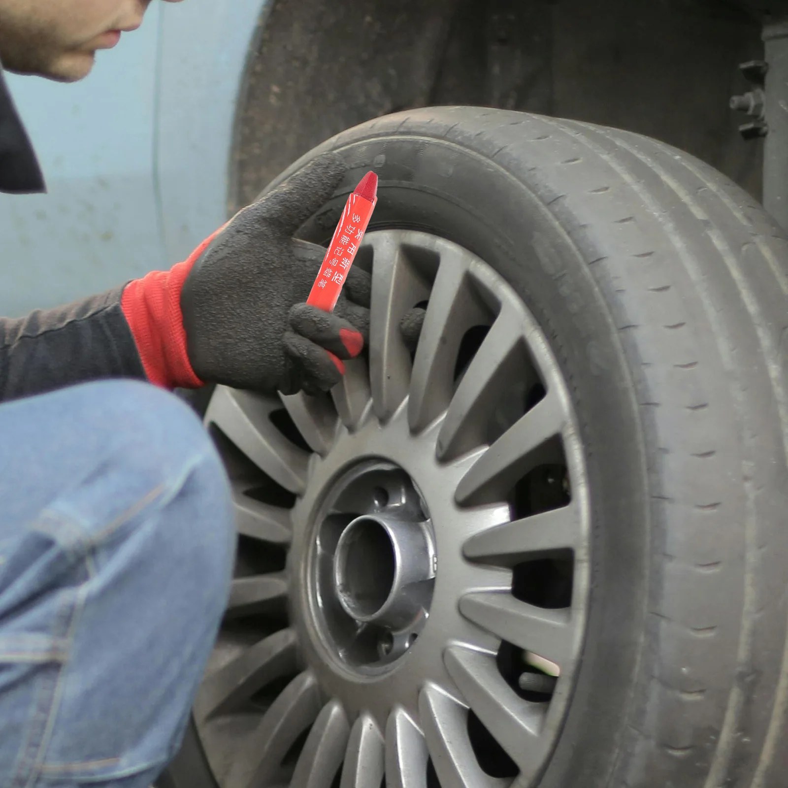 

4Pcs Tire Graffiti Pen Set Waterproof Wax Markers for Car Tires Repair Rotations Professional Mechanics DIY Tire Crayon Marking