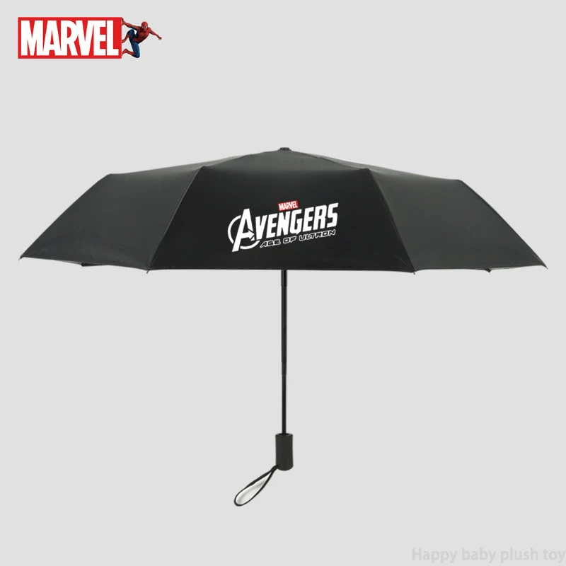 Marvel Captain America Sunumbrella Marvel Iron Man Regenschirm Sommer Sonnenschirm UV-Regenschirm Multifunktionaler Klappschirm