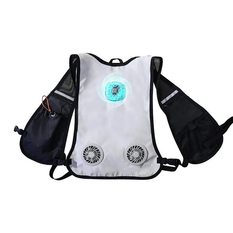 Outdoor Semiconductor Cooling Vest with Fan, Cooling Work Vest for Construction Site
