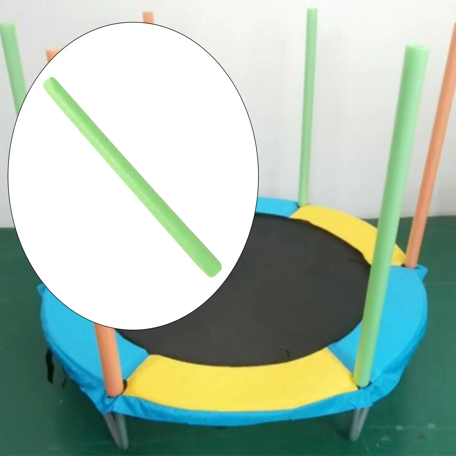 Trampoline Enclosure Foam Sleeves Protective Sleeve Sponge Tube Trampoline Foam Pole Covers for Kid Jumping Bed Tubing Pipe 88cm