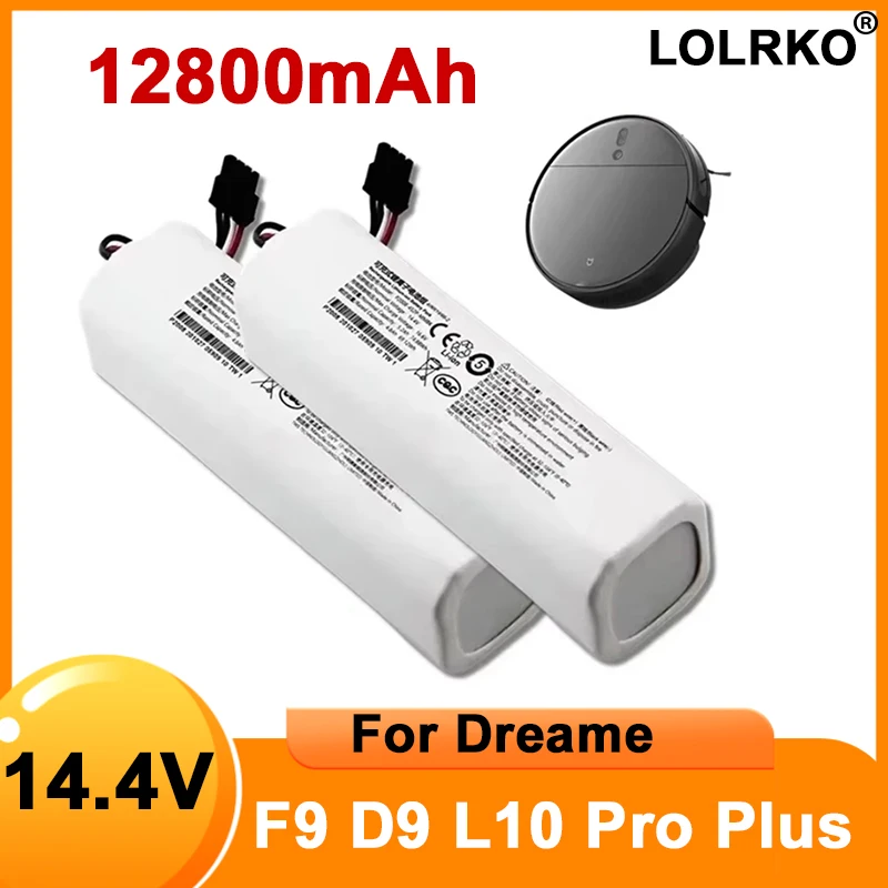 14.4V Robotic Vacuum Cleaner Replacement Battery For Dreame F9 D9 L10 Z10 Pro Plus MAX RLS3 RLS5 RLS5L RLS5D Accessories Parts