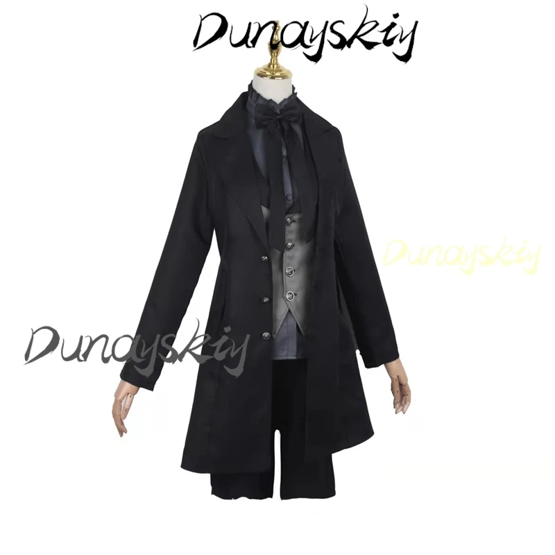 บัตเลอร์สีดํา Ciel Phantomhive คอสเพลย์ชุดวิกผมอะนิเมะปาร์ตี้ฮาโลวีน Devil ชุดวิกผม Eye Mask ชุดที่กําหนดเองชุด