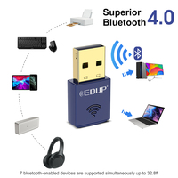 EDUP 150M USB WIFI Bluetooth-compatible Adapter 2.4Ghz Wireless Mini WiFi External Receiver Wi-Fi USB Ethernet Network Card for