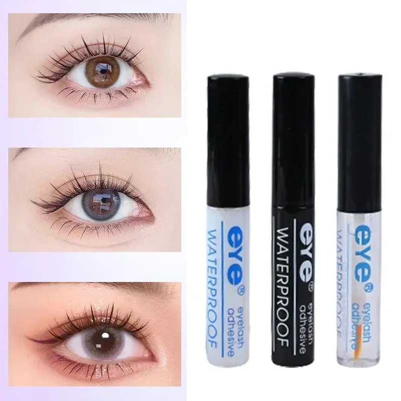 False Eyelash Glue Waterproof Transparent White Black Quick Dry Eyelashes Extension Lasting Strong Lashes Glue Makeup Tools